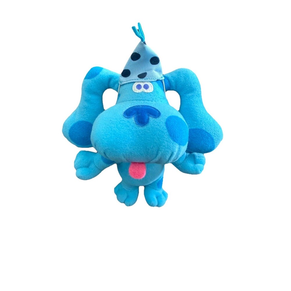 Vintage‎ 1998 TYCO Blues Clues Plush 7 inch Plush Birthday Celebration